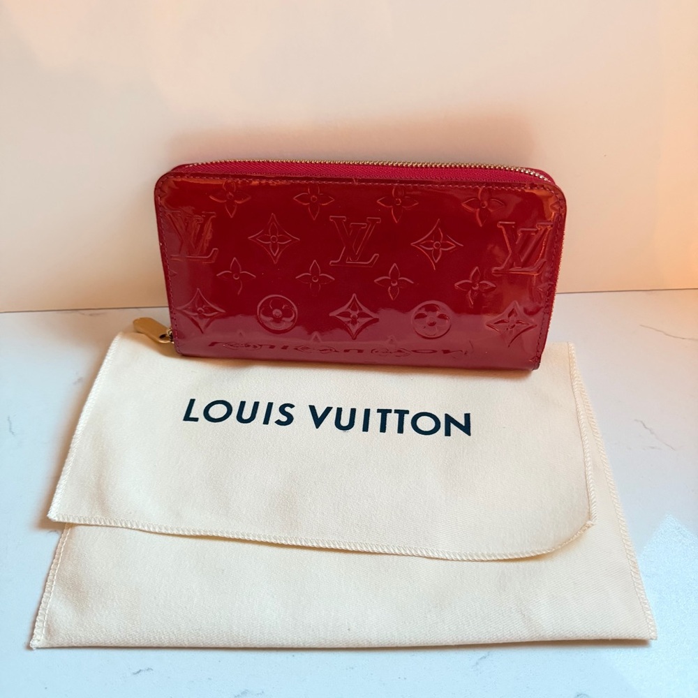 Louis Vuitton Glossy Red Wallet
